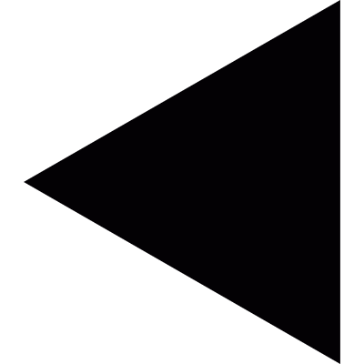 Left triangle vector logo