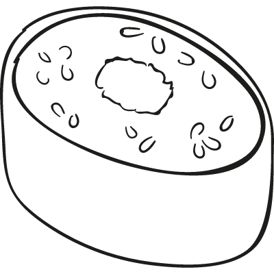 Sushi Piece vector logo