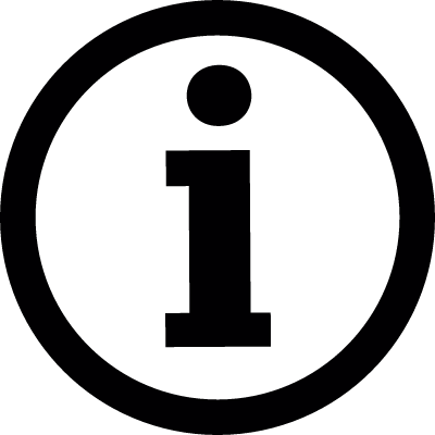 Information Button vector logo