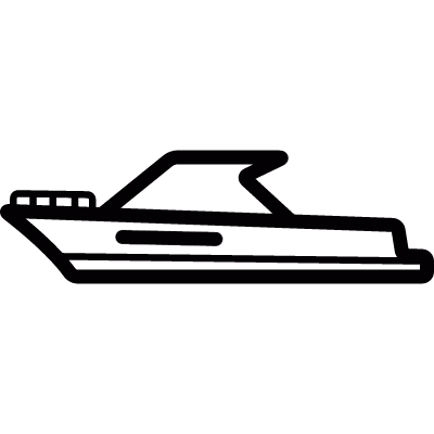 Motorboat vector logo