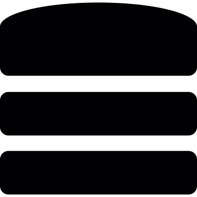 Database black sign vector logo