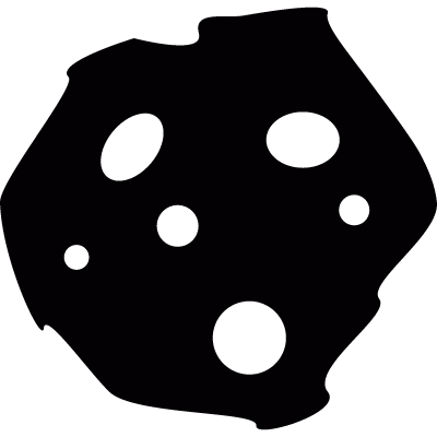 Asteroid vector logo