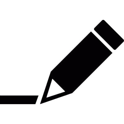 Writing pencil vector logo