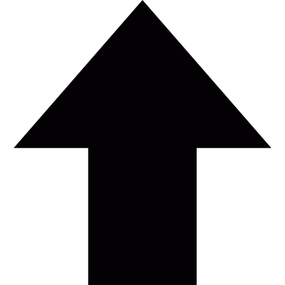 Large arrow up vector logo