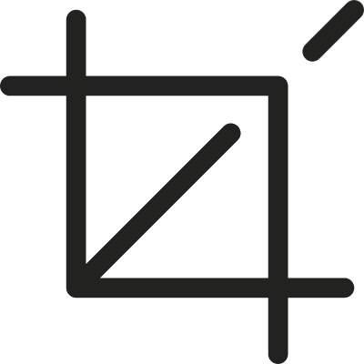 Crop  Tool vector logo