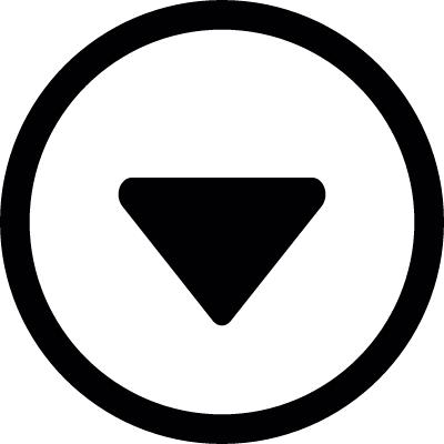 Circle with a down arrow vector logo