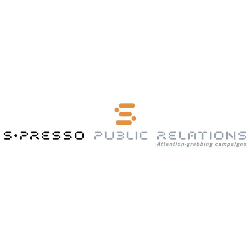 S Presso Public Relations vector logo