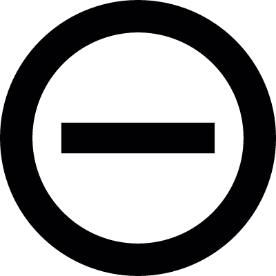 Badge minus vector logo
