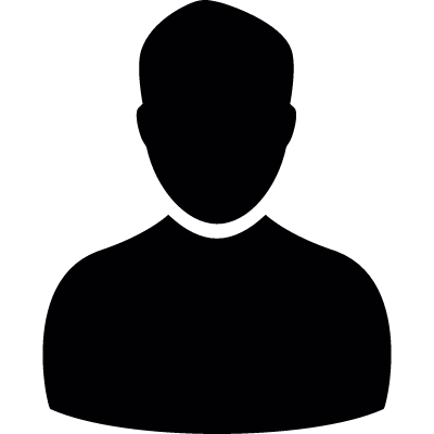 Male user vector logo