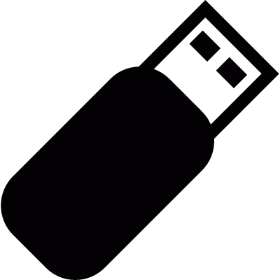 USB drive vector logo