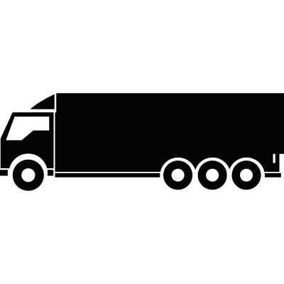 Logistics truck vector logo