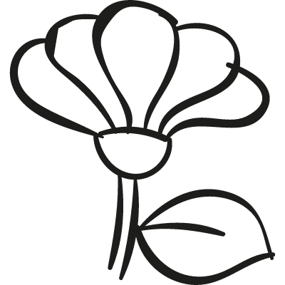 Garden Flower vector logo