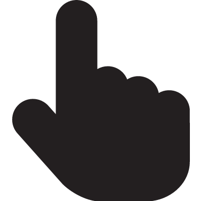 Hand Pointer vector logo