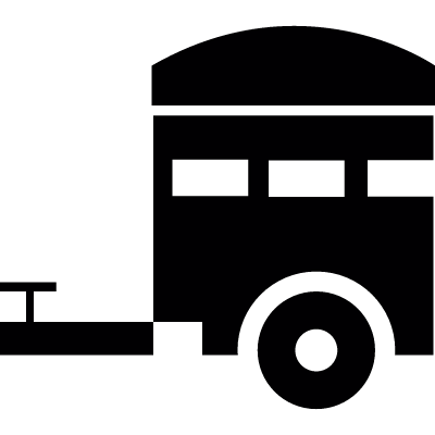 Trailer Icon vector logo