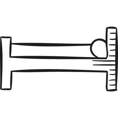 Individual Bed vector logo