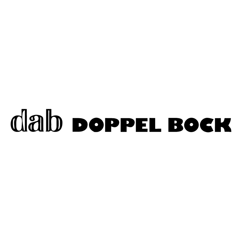 DAB Doppel Bock vector logo