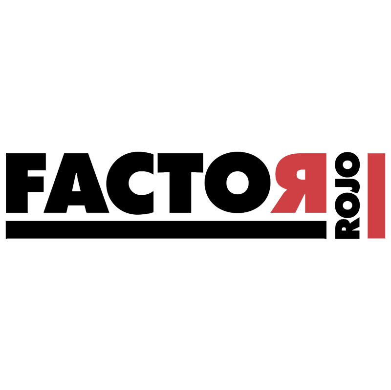 Factor Rojo vector logo