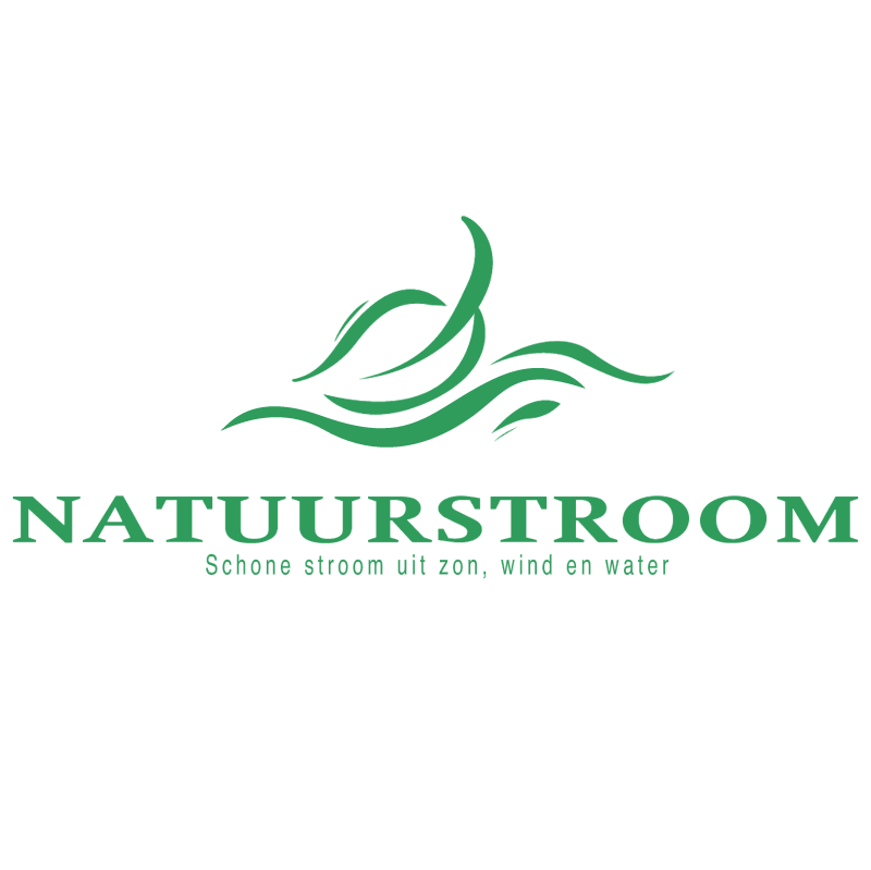 Natuurstroom vector logo