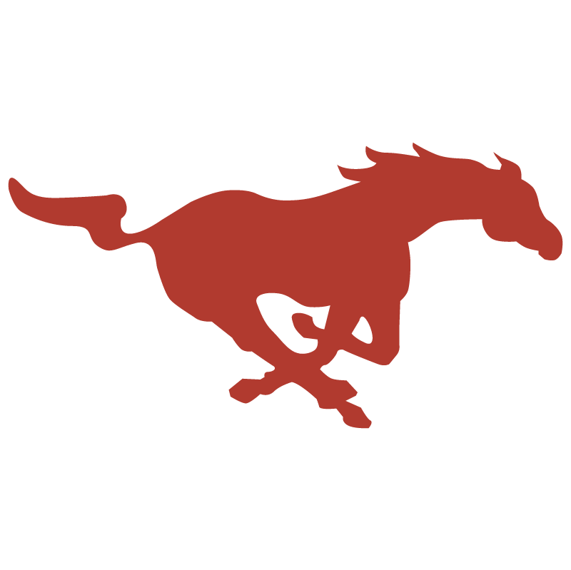 Southern Methodist Mustangs vector logo