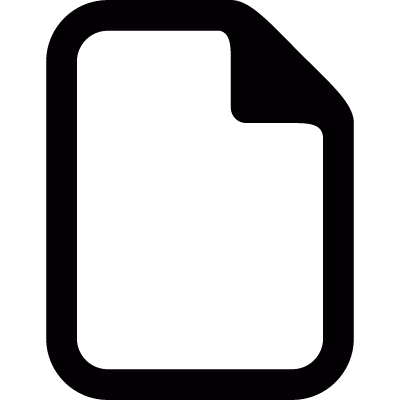 Blank file vector logo