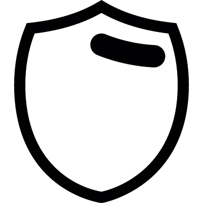 Blank Shield vector logo