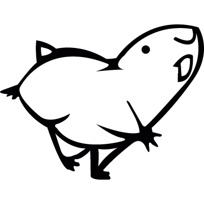Hamster vector logo