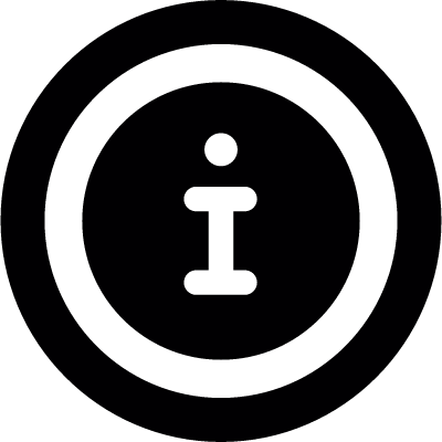 Information dark symbol vector logo