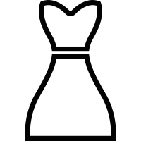 Sleeveless dress vector