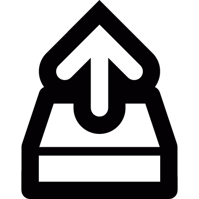 Upload file vector logo