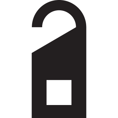 Door Hanger vector logo