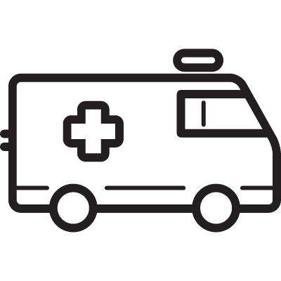 Ambulance Facing Right vector logo