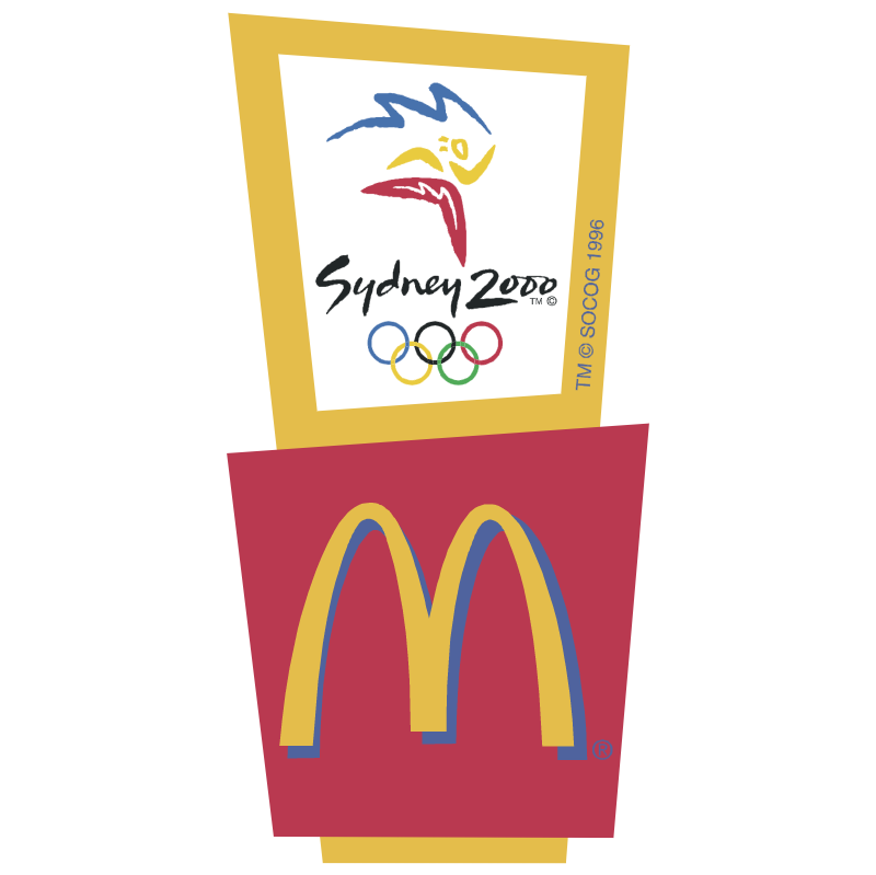 McDonald’s Sponsor of Sydney 2000 vector