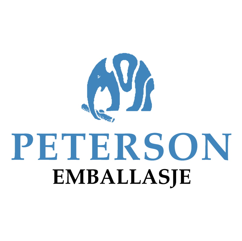 Peterson Emballasje vector logo