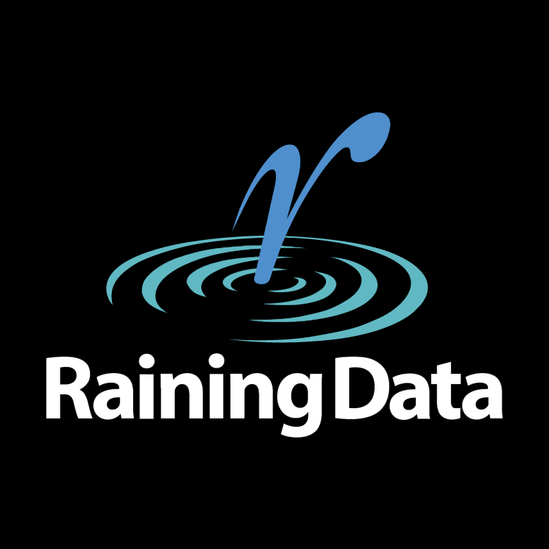 Raining Data vector logo