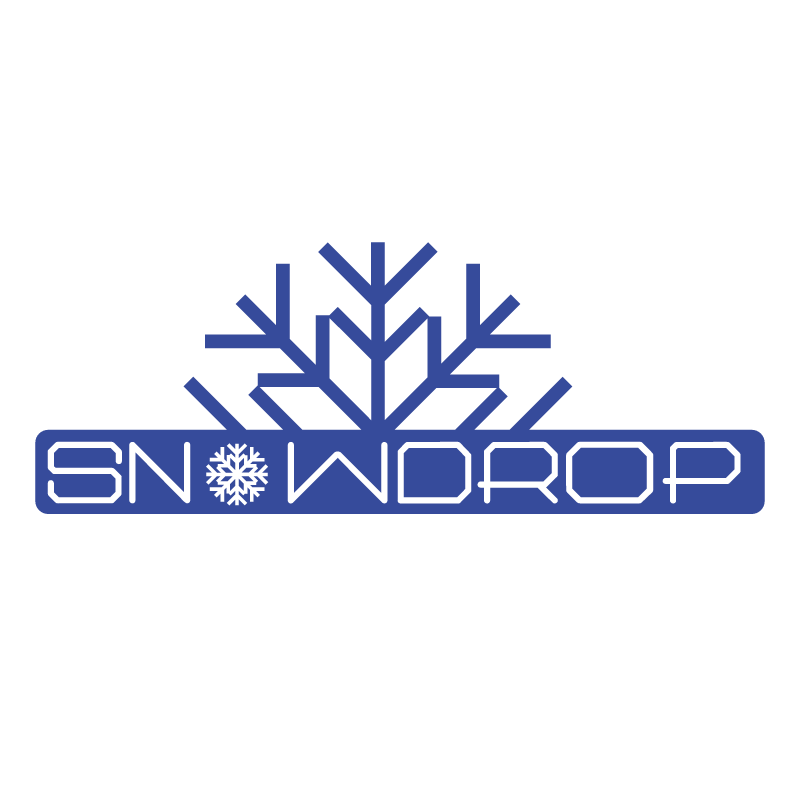Snowdrop vector logo