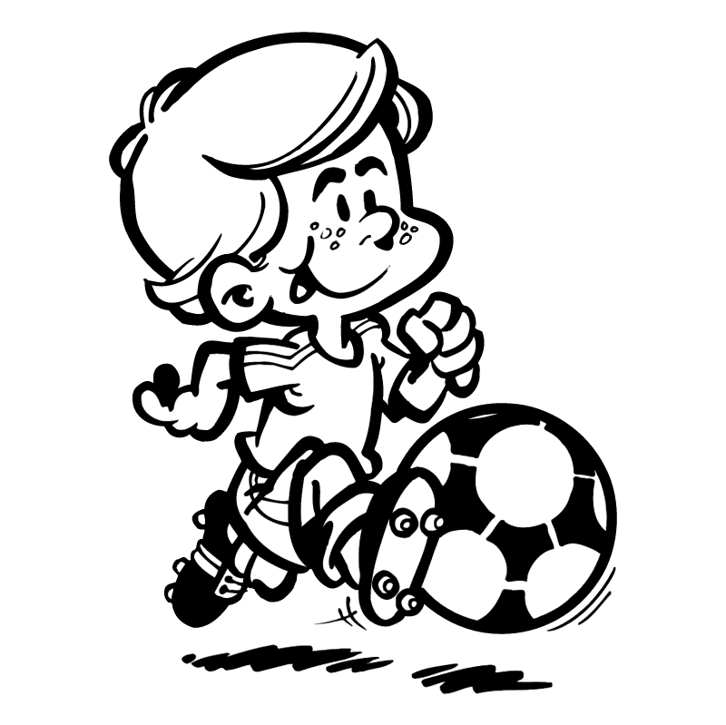 Soccer player vector