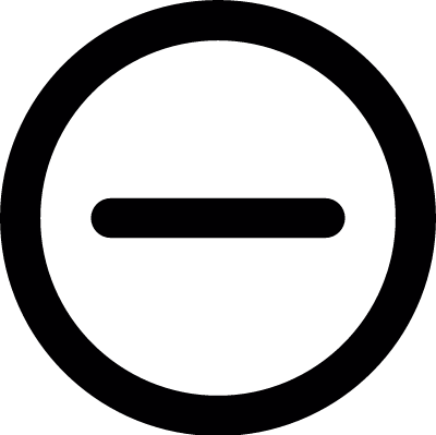 No entry symbol vector logo