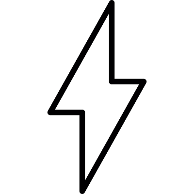 Blank bolt vector logo