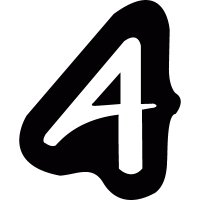 Logotype with letter A vector