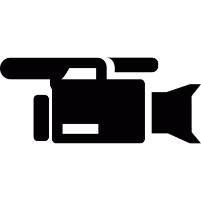 Video camera vector logo
