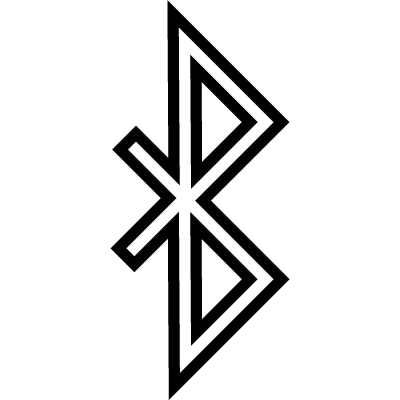Bluetooth symbol vector logo