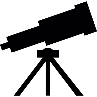 Telescope vector logo