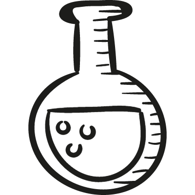 Full Draw Flask vector logo
