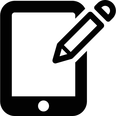 Edit Tablet vector logo
