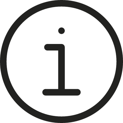 Information Symbol vector logo