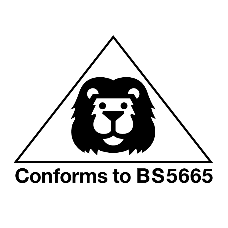 Conforms to BS5665 vector