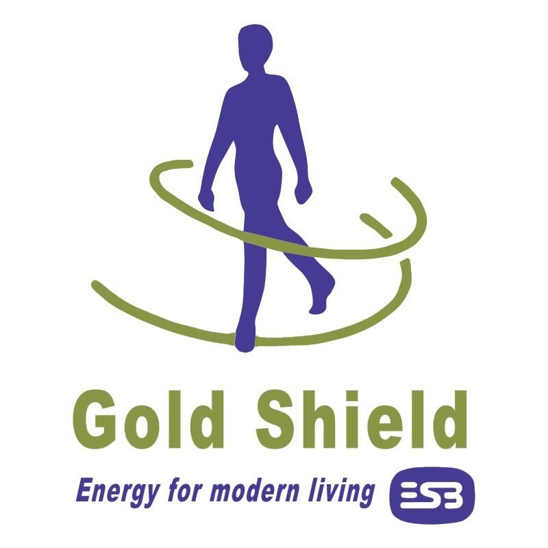 Gold Shield vector logo