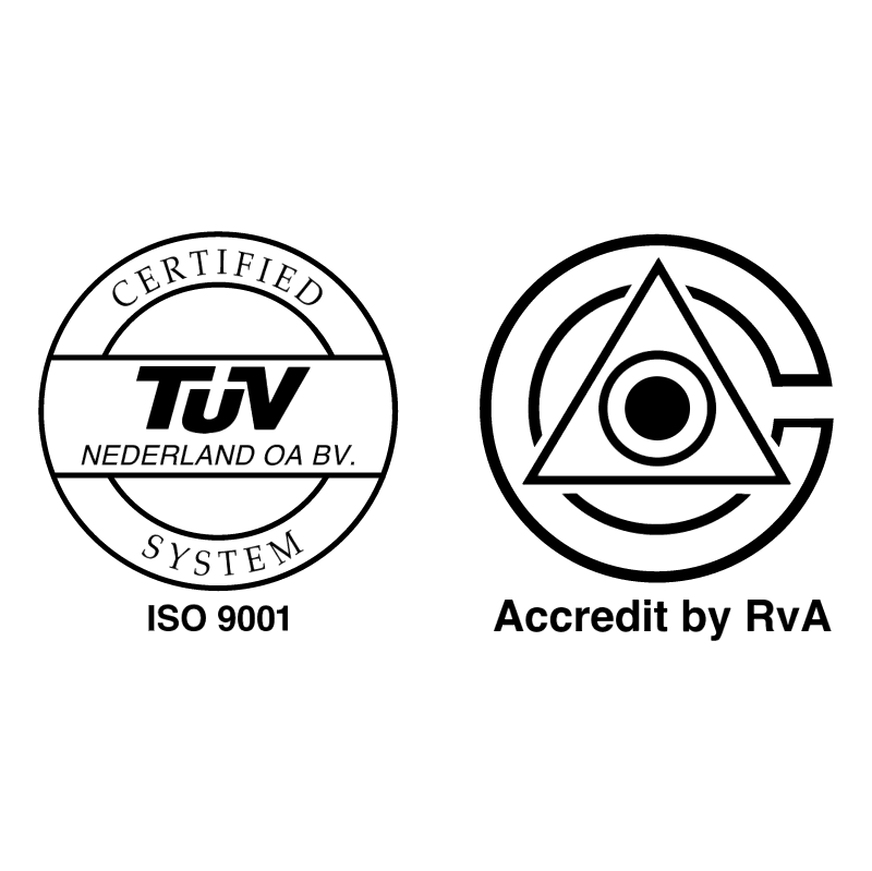 ISO 9001 VCA TUV vector logo