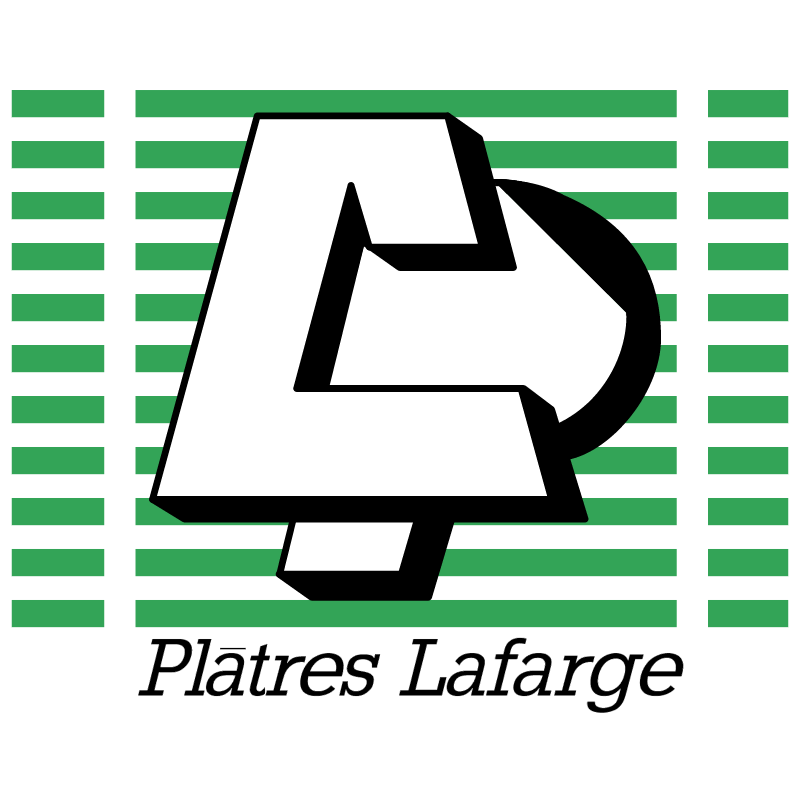 Platres Lafarge vector logo