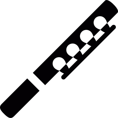 Transverse Flute vector logo